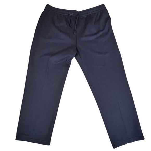 Tek Gear Mens 3XL Tall Sweatpants Navy Ultrasoft Fleece Straight Leg Drawstring - Picture 1 of 7